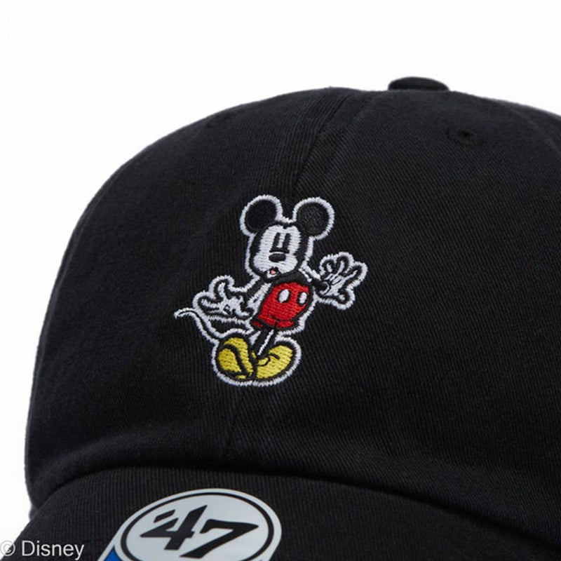 フォーティーセブン47アウトドアカジュアル帽子キャップキッズクリーンナップDisneyディズニーミッキーマウスブラック14865116ジュニアキッズ子ども男の子女の子25FA秋冬
