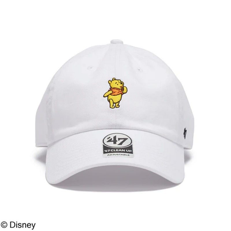 フォーティーセブン47アウトドアカジュアル帽子キャップクリーンナップDisneyディズニーウィニー・ザ・プーホワイト14865140メンズレディースユニセックス25FA秋冬