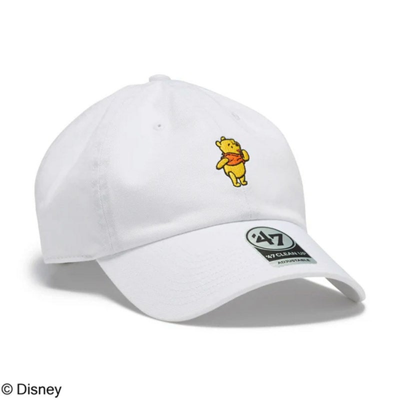 フォーティーセブン47アウトドアカジュアル帽子キャップクリーンナップDisneyディズニーウィニー・ザ・プーホワイト14865140メンズレディースユニセックス25FA秋冬