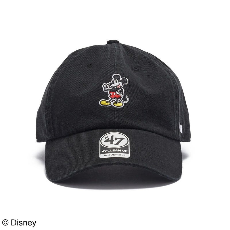 フォーティーセブン47アウトドアカジュアル帽子キャップクリーンナップDisneyディズニーミッキーマウスブラック14865163メンズレディースユニセックス25FA秋冬
