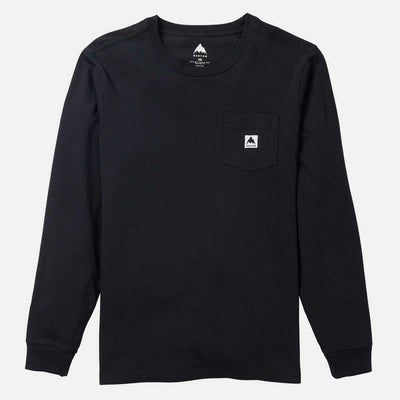 バートンエーケーBURTON【ak】スノボースノボスノーボードウェア長袖TシャツロンTコルファックスロングスリーブTシャツ203931-TRUEBLACKメンズレディースユニセックス25-26