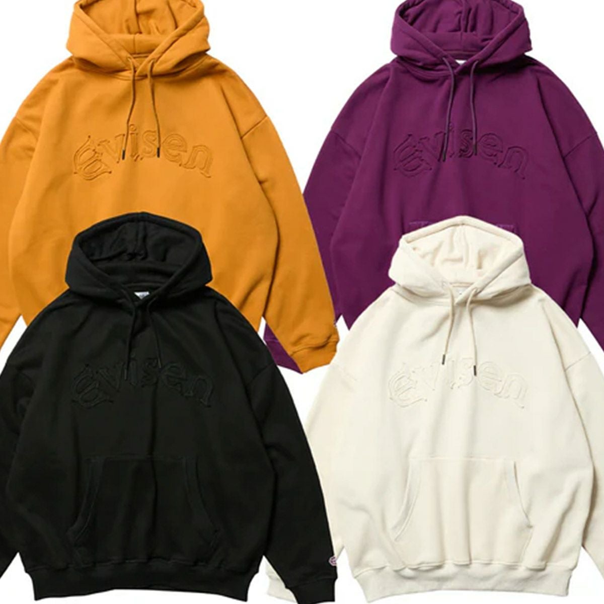 エビセンEVISENスケボースケートボードウェアスウェットパーカーアーチロゴパッチフーディーARCHLOGOPATCHHOODIE25FW-SW08メンズレディースユニセックス25FA秋冬