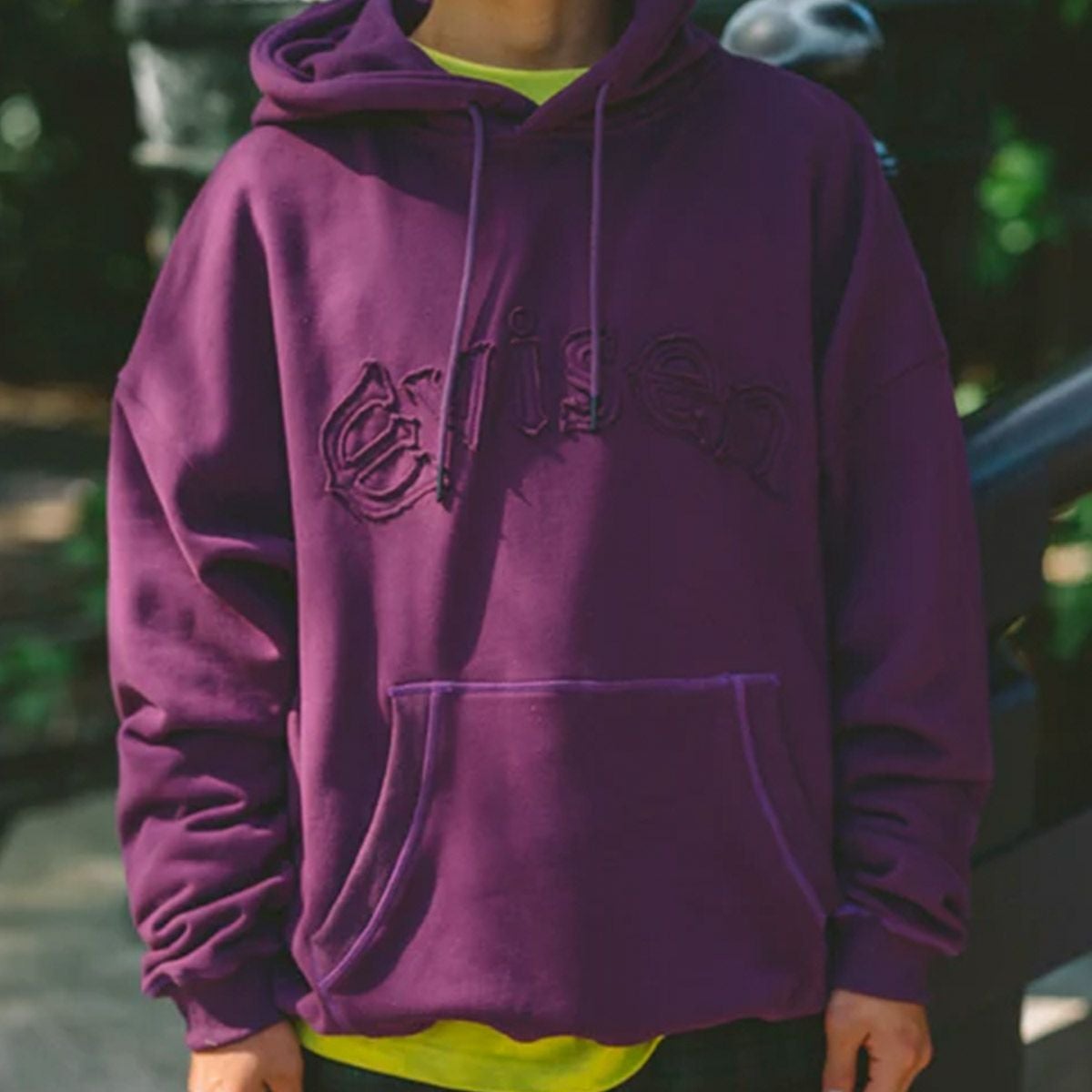 エビセンEVISENスケボースケートボードウェアスウェットパーカーアーチロゴパッチフーディーARCHLOGOPATCHHOODIE25FW-SW08メンズレディースユニセックス25FA秋冬