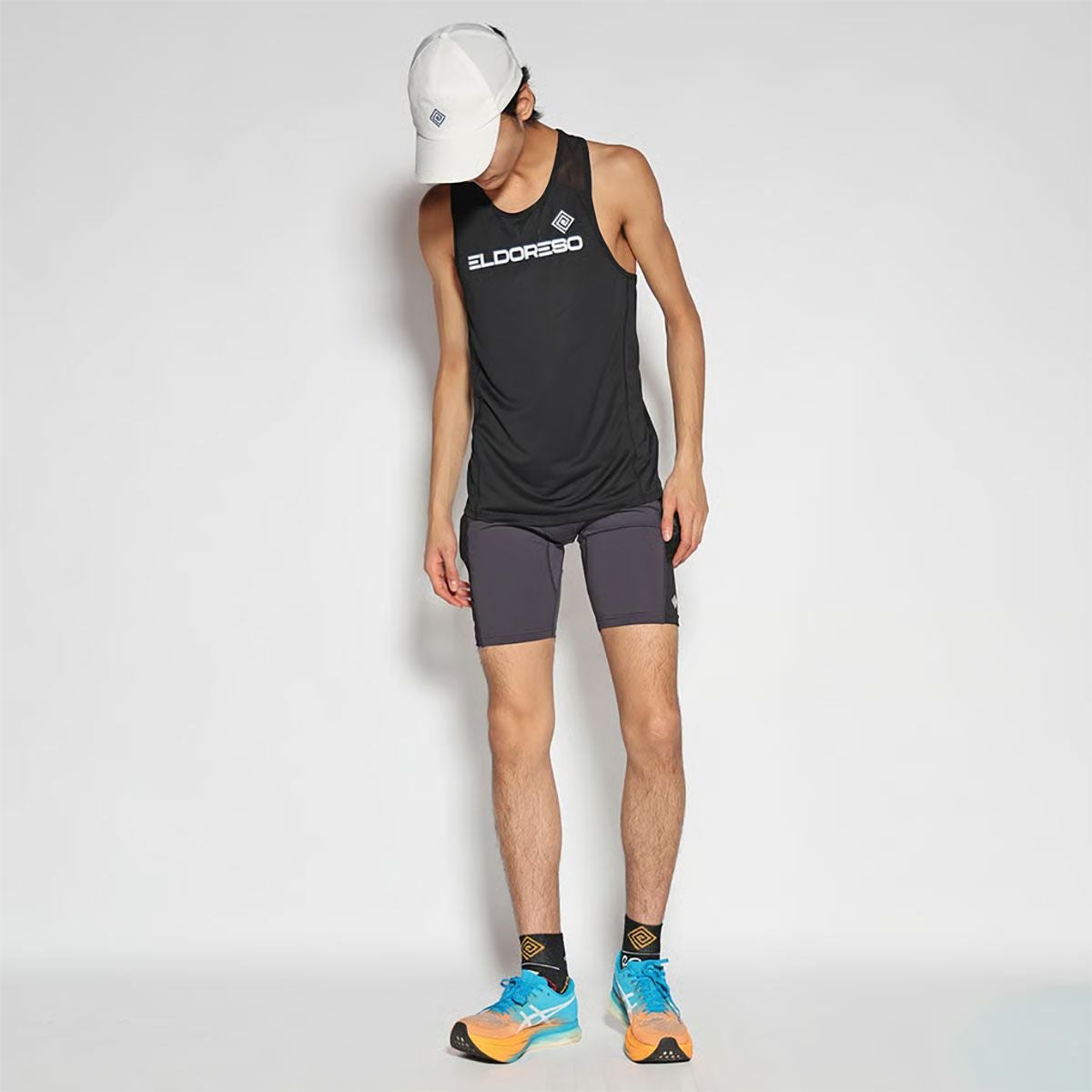 エルドレッソELDORESOランニングウェアノースリーブタンクトップEarnestTankE1222625メンズレディースユニセックス25FA秋冬