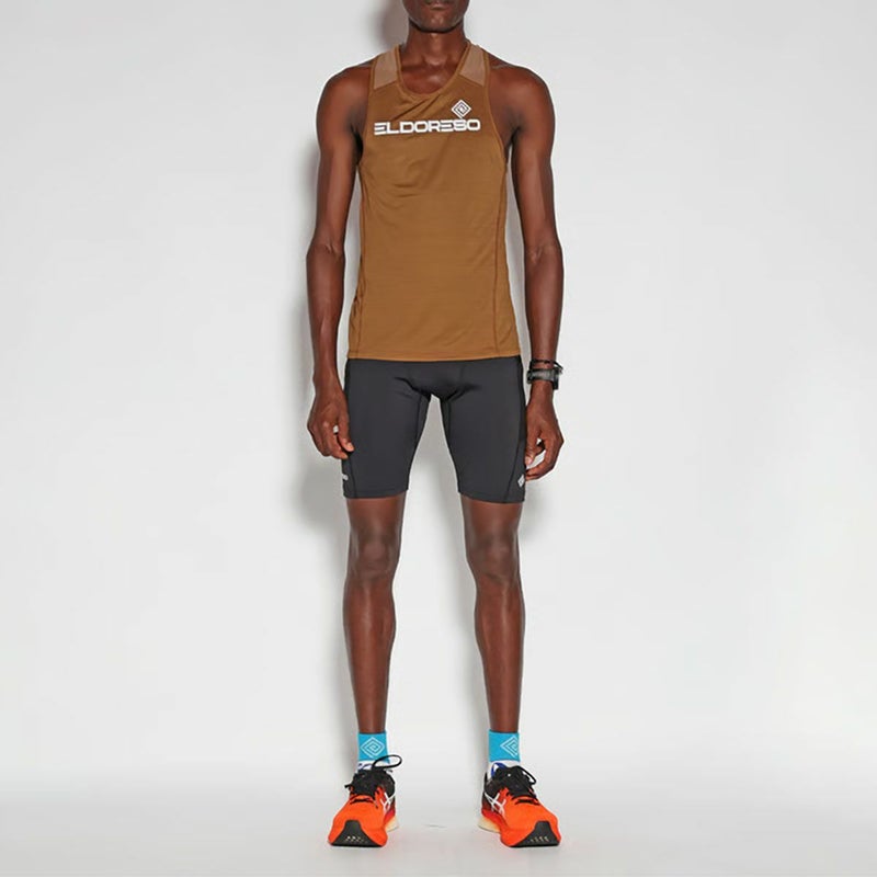 エルドレッソELDORESOランニングウェアノースリーブタンクトップEarnestTankE1222625メンズレディースユニセックス25FA秋冬