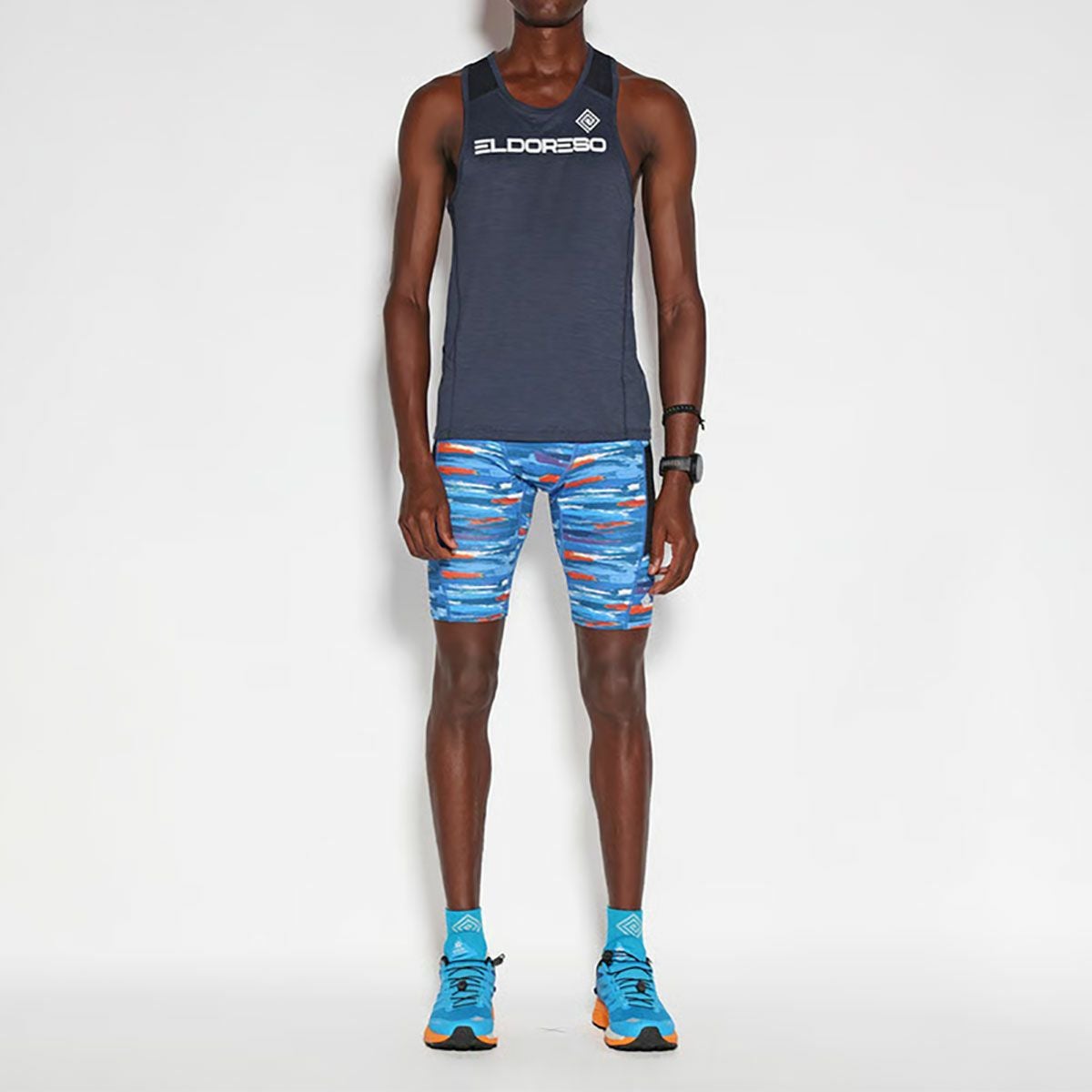 エルドレッソELDORESOランニングウェアノースリーブタンクトップEarnestTankE1222625メンズレディースユニセックス25FA秋冬