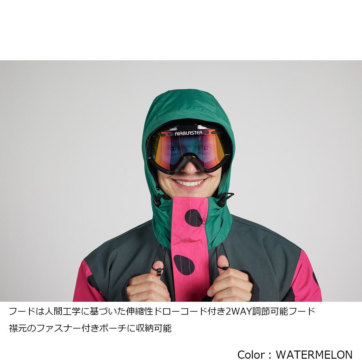 エアブラスターAIRBLASTERスノボースノボスノーボードウェアビブパンツつなぎFREEDOMSUITAB26MSUI-1224メンズ男性25-26