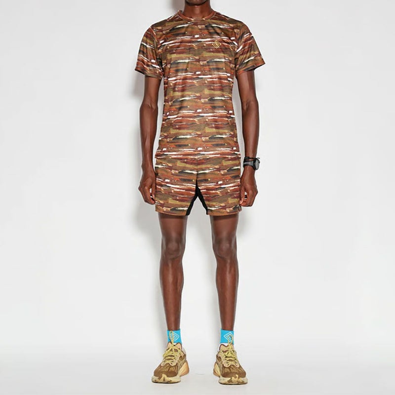 エルドレッソELDORESOランニングウェア半袖TシャツJoshuaTeeE1016225メンズレディースユニセックス25FA秋冬