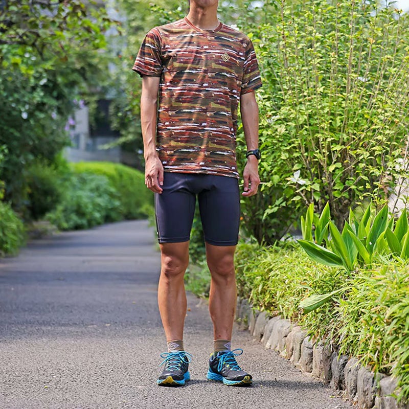 エルドレッソELDORESOランニングウェア半袖TシャツJoshuaTeeE1016225メンズレディースユニセックス25FA秋冬