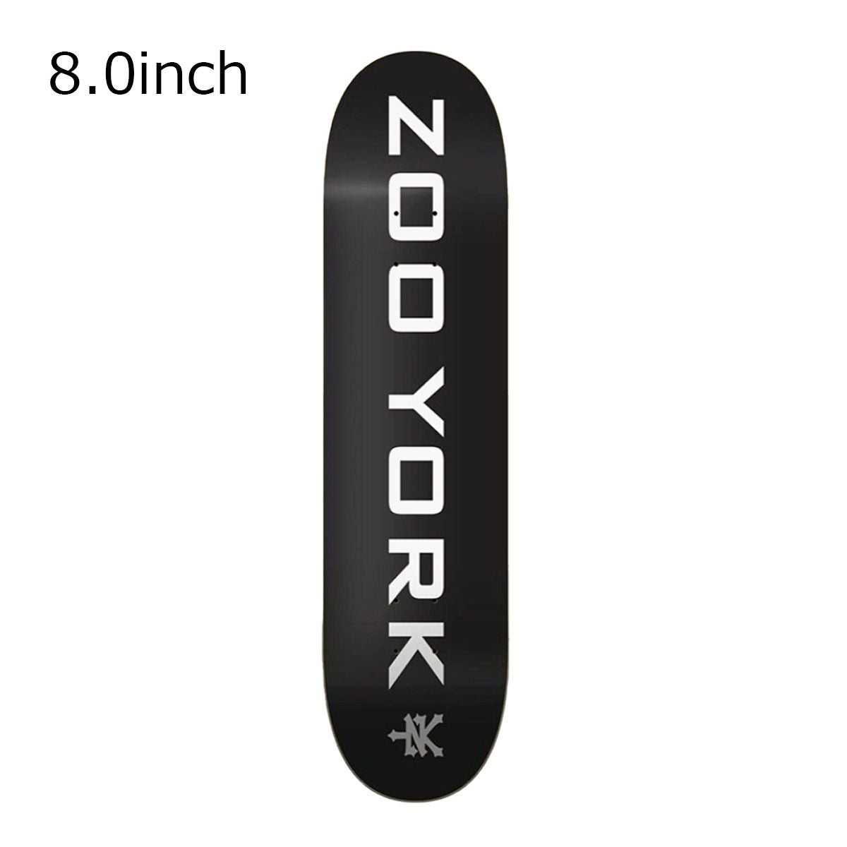 ズーヨークZOOYORKスケボースケートボードデッキ板OG95LOGOBLOCK8.0ZY01040800M