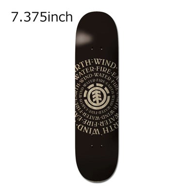 エレメントELEMENTスケボースケートボードデッキ板SEALERSBLACK7.375BF027024ジュニアキッズ子ども男の子女の子