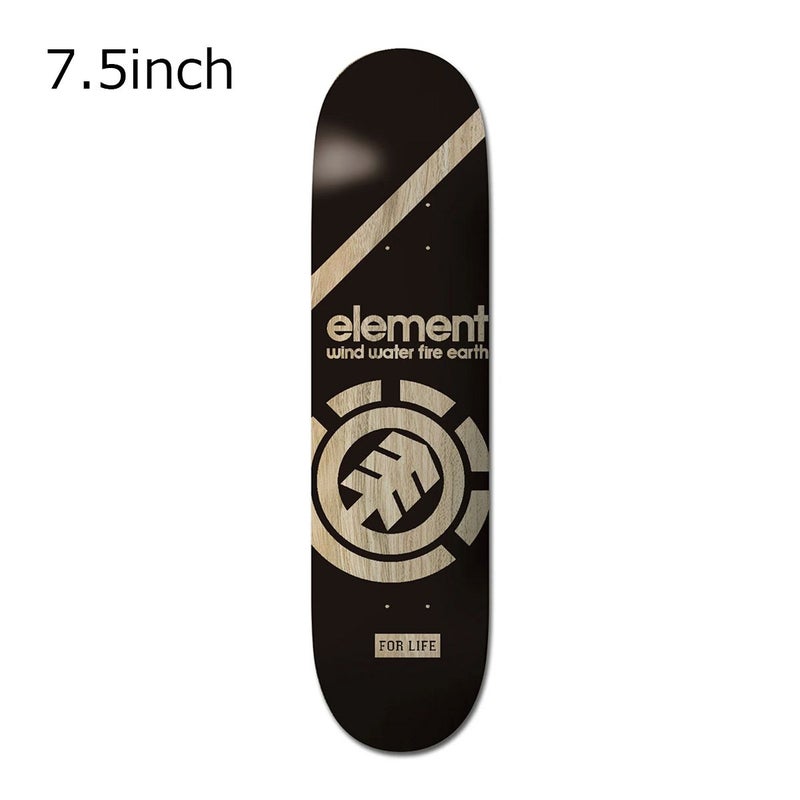 エレメントELEMENTスケボースケートボードデッキ板SLANTSBLACK7.5BF027025ジュニアキッズ子ども男の子女の子