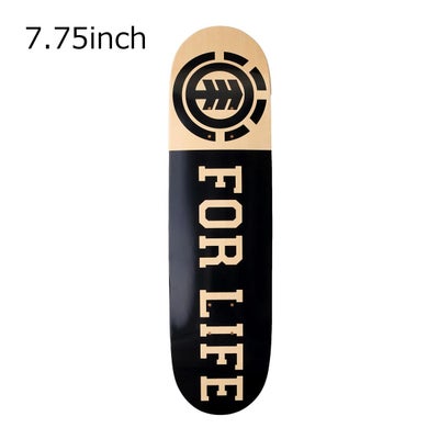 エレメントELEMENTスケボースケートボードデッキ板FORLIFEBLACK7.75BF027026ジュニアキッズ子ども男の子女の子