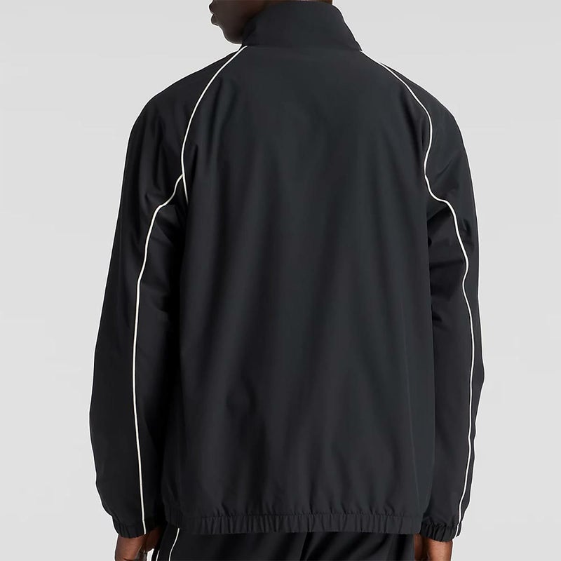 ニューバランスNewBalanceジムフィットネスヨガウェアアウタージャケットBrushedTricotLinedWovenTrackJacketAMJ53171-BKメンズ男性25FA秋冬