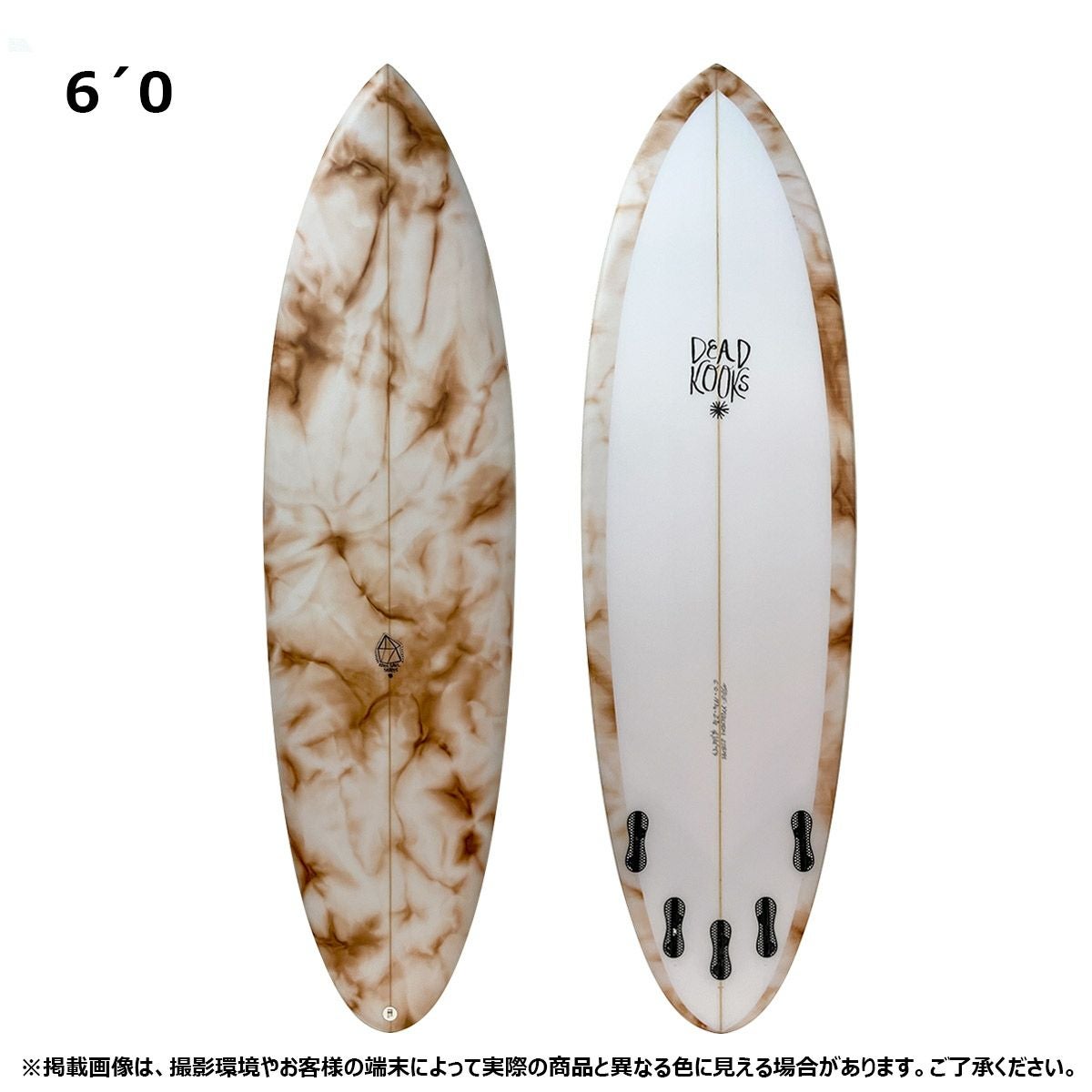デッドクークスサーフボードDEADKOOKSSURFBOARDSサーフィンサーフサーフボード板ショートボードYINGYANGRD限定モデル6.0アブストカラーFCS25FINPUBLANKS258793