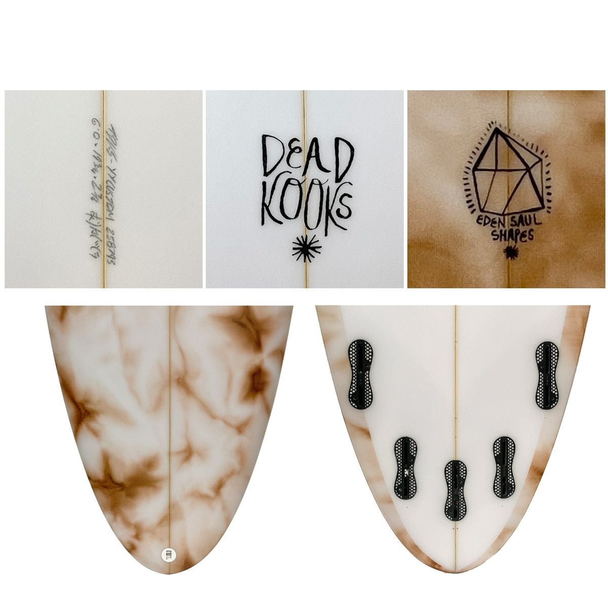 デッドクークスサーフボードDEADKOOKSSURFBOARDSサーフィンサーフサーフボード板ショートボードYINGYANGRD限定モデル6.0アブストカラーFCS25FINPUBLANKS258793