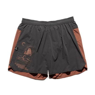 ランアモックRUNAMOKランニングウェアボトムスショートハーフパンツ短パンALTA5RS325-ONX25FA秋冬