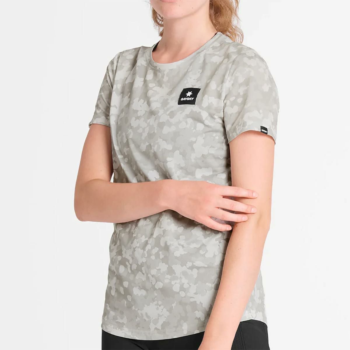 セイスカイSAYSKYランニングウェア半袖TシャツWCamoCombatT-ShirtOWRSS31C1049レディース女性25FA秋冬