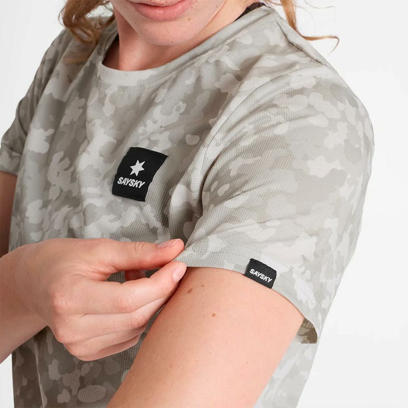 セイスカイSAYSKYランニングウェア半袖TシャツWCamoCombatT-ShirtOWRSS31C1049レディース女性25FA秋冬