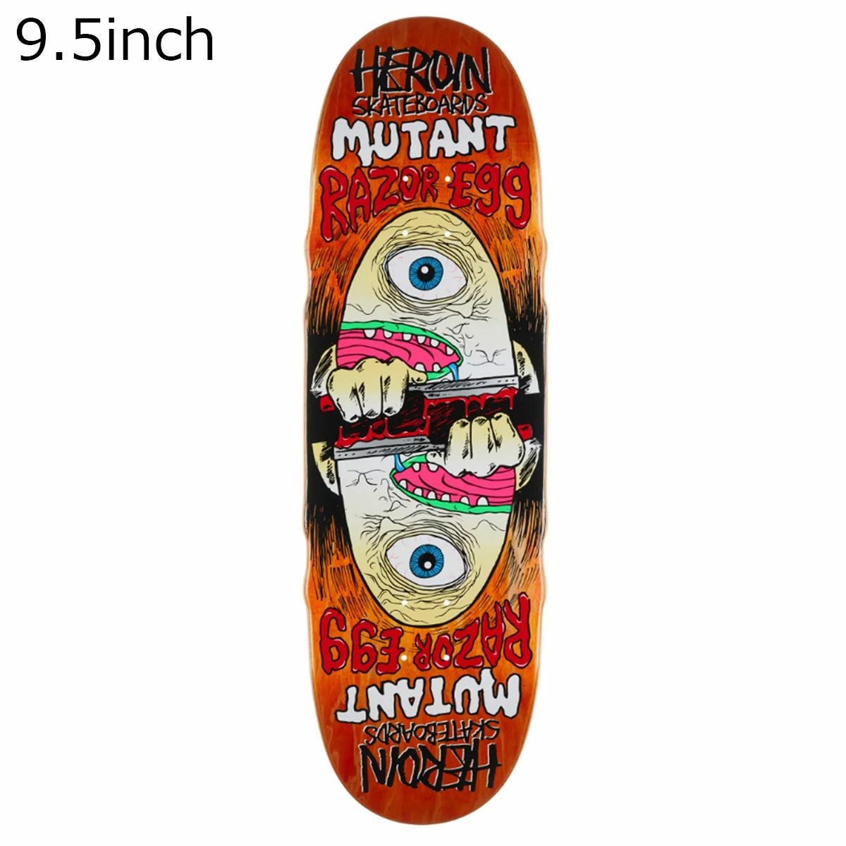 ヘロインHEROINスケボースケートボードデッキ板MutantRazoreggDeck9.506-01-0737