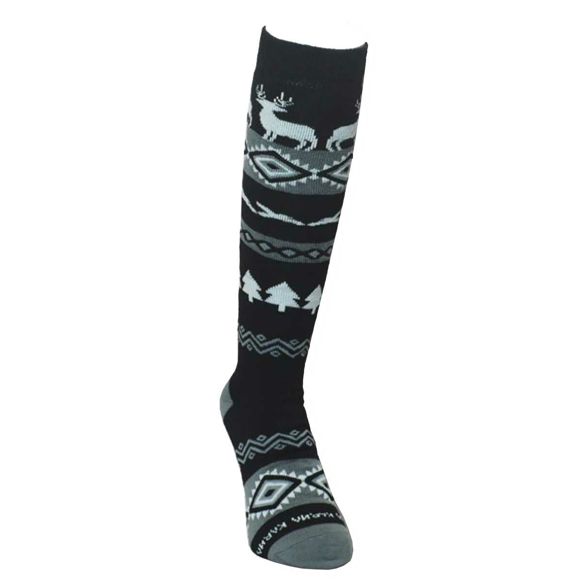 カルナKARNAスノボースノボスノーボードソックス靴下DeerKNS-1305メンズレディースユニセックス25-26