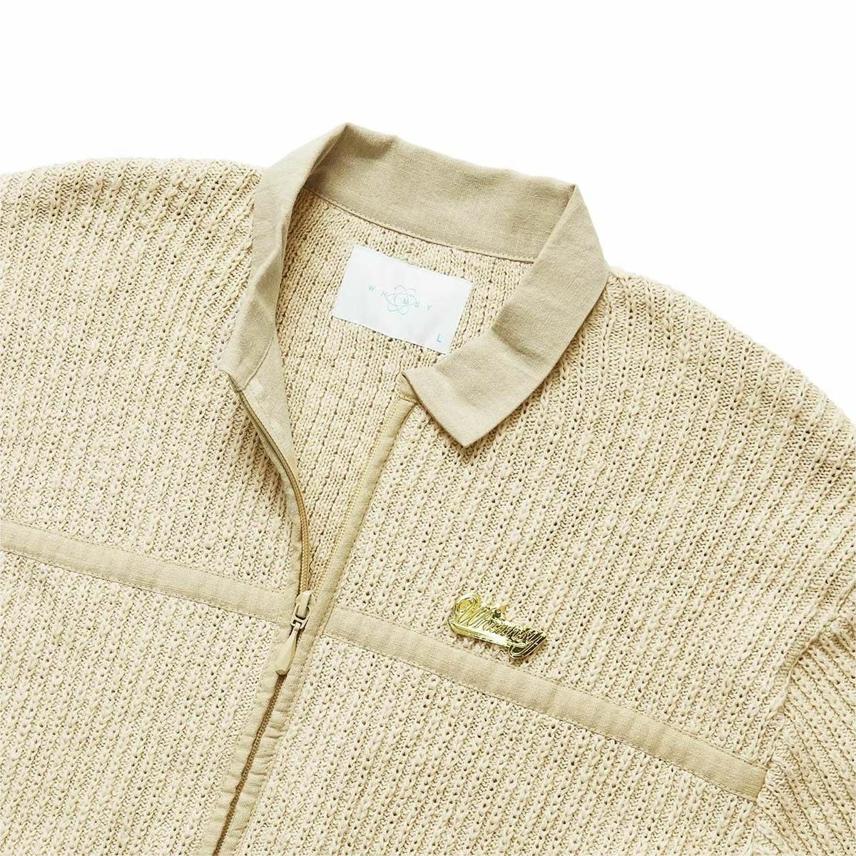 ウィムジーWHIMSYスケボースケートボードウェアアウタージャケットロウゲージニットジャケットLowGaugeKnitJacket12231U130251メンズレディースユニセックス25FA秋冬