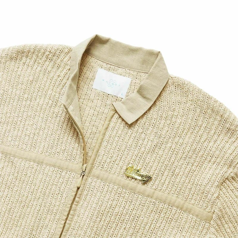 ウィムジーWHIMSYスケボースケートボードウェアアウタージャケットロウゲージニットジャケットLowGaugeKnitJacket12231U130251メンズレディースユニセックス25FA秋冬