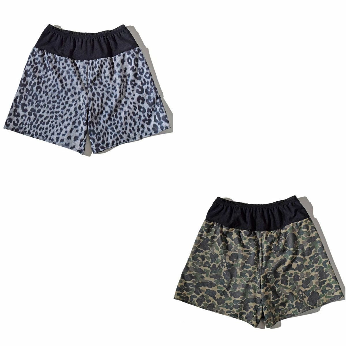 エルドレッソ レオパード ミドルショーツ M ランニングパンツ ヒョウ柄 完売品 ELDORESO Leopard柄 エルドレッソ ランニング ショートパンツ サイズS