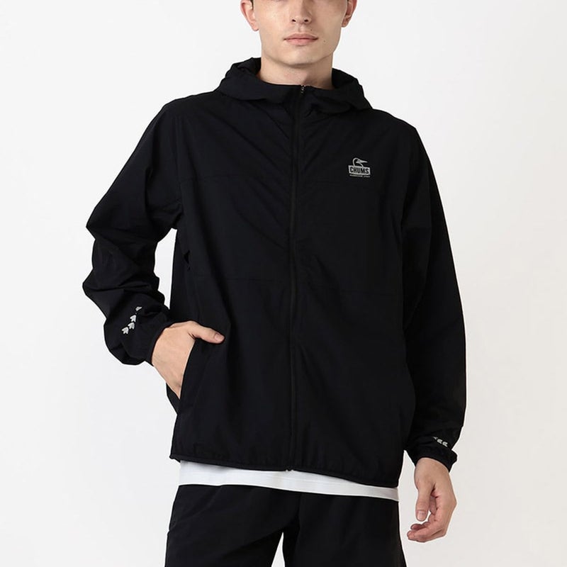 チャムスCHUMSランニングウェアアウタージャケットランニングジャケットRunningJacketCH04-1448メンズレディースユニセックス25FA秋冬