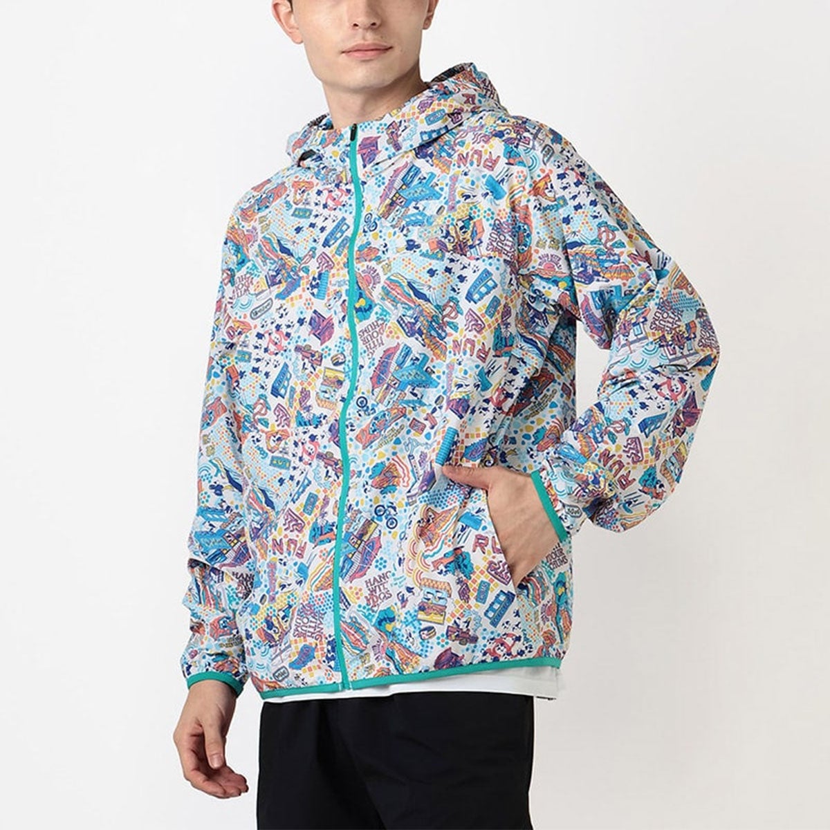 チャムスCHUMSランニングウェアアウタージャケットランニングジャケットRunningJacketCH04-1448メンズレディースユニセックス25FA秋冬