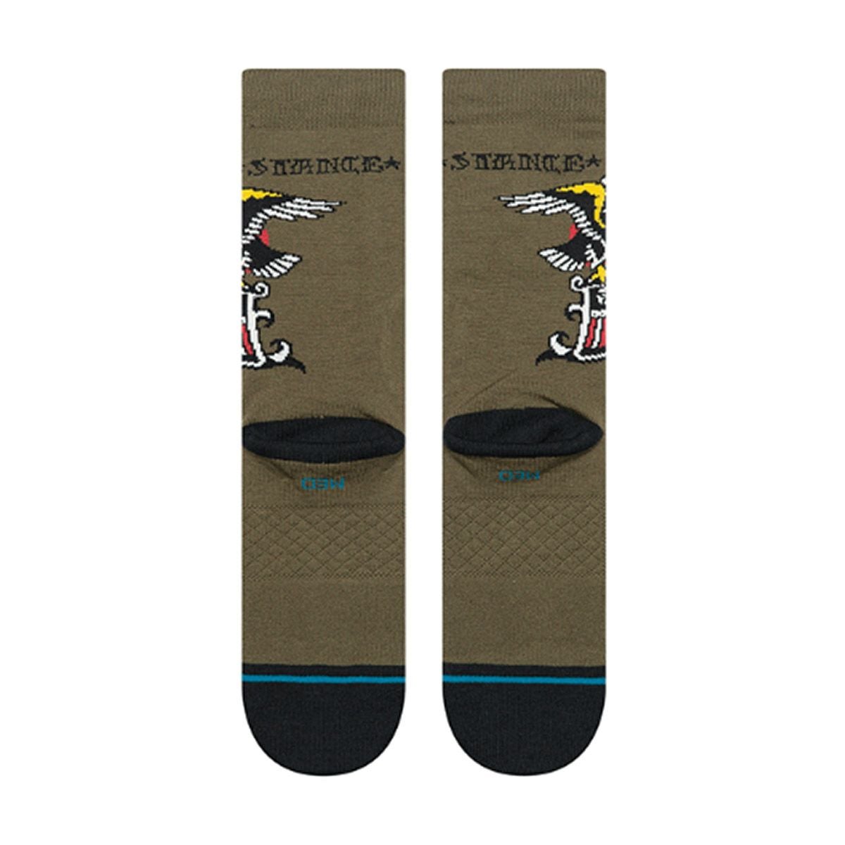 スタンスSTANCEスケボースケートボードソックス靴下ザイーグルクルーTHEEAGLECREWA555C25THEMGNメンズ男性25FA秋冬