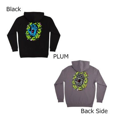 サンタクルーズSANTACRUZスケボースケートボードウェアスウェットパーカースライムスクリームSLIMESCREAMP/OHOOD510253307メンズ男性25FA秋冬