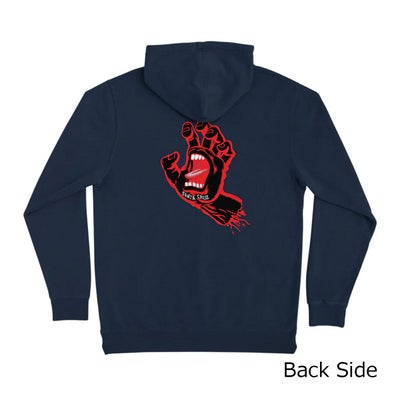 サンタクルーズSANTACRUZスケボースケートボードウェアスウェットパーカースクリーミングハンドSCREAMINGHANDP/OHOOD510253311メンズ男性25FA秋冬