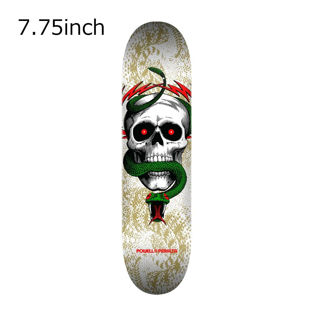 パウエルペラルタPOWELLPERALTAスケボースケートボードデッキ板SKULL&SNAKE7.7531210891