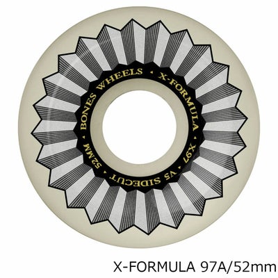 ボーンズBONESスケボースケートボードウィールエックスフォーミュラX-FORMULASIDECUTV552MM97A33222333