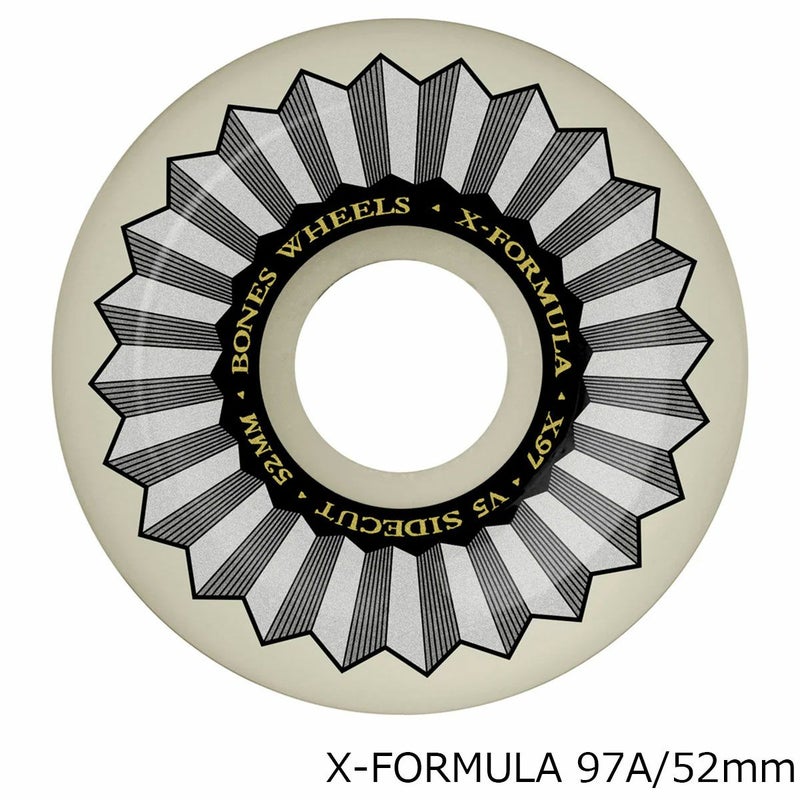 ボーンズBONESスケボースケートボードウィールエックスフォーミュラX-FORMULASIDECUTV552MM97A33222333
