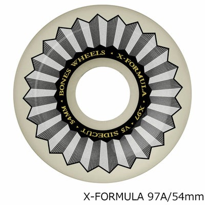 ボーンズBONESスケボースケートボードウィールエックスフォーミュラX-FORMULASIDECUTV554MM97A33222335