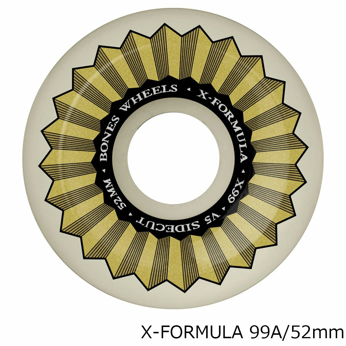 BONES X-FORMULA 95A 54mm ウィール 4個入り BONES WHEEL ボーンズ ウィール X-FORMULA 95A V5（SIDECUT）STREET