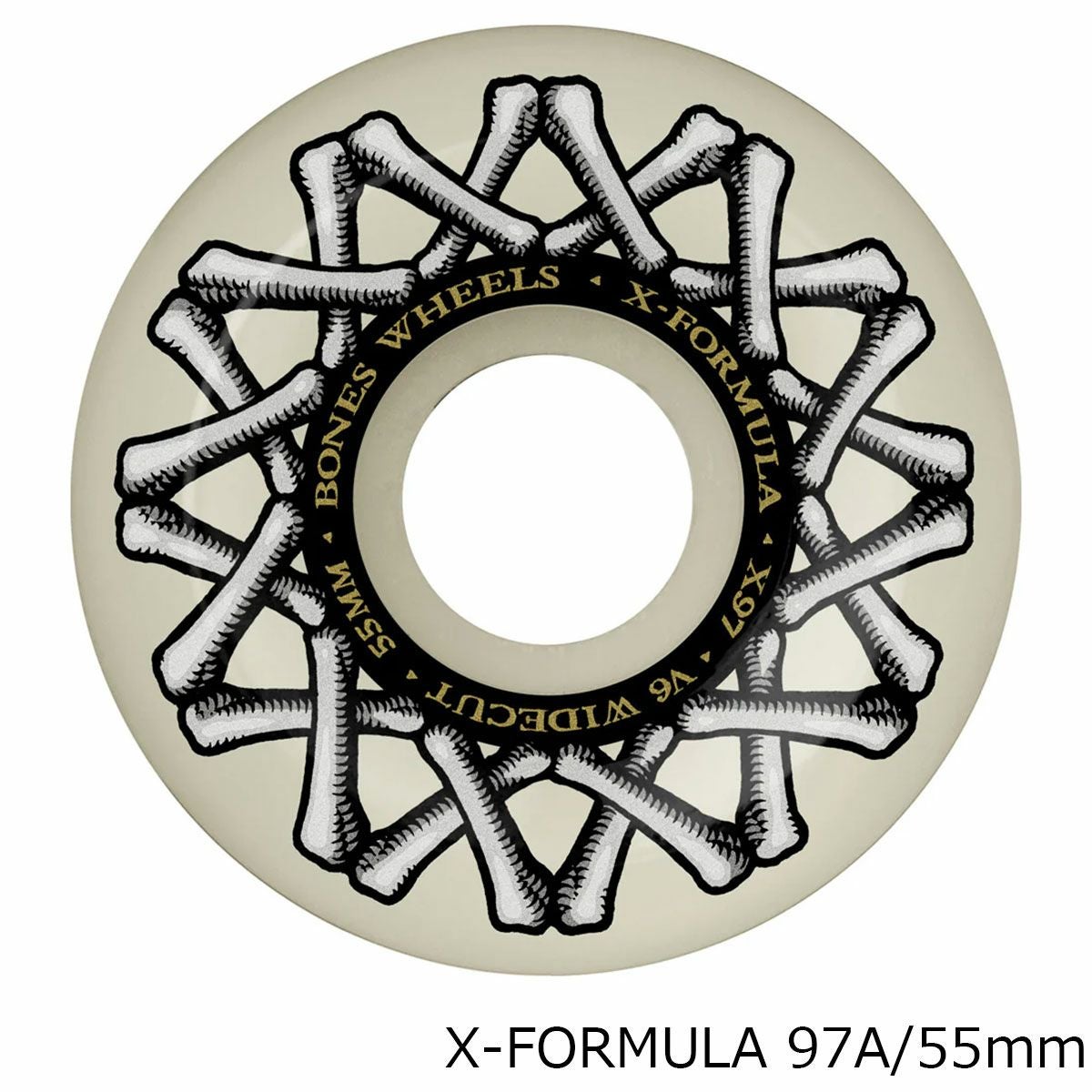 スケートボード BONES X-FORMULA 95A SIDECUT 52mm BONES WHEEL ボーンズ ウィール X-FORMULA 95A V5（SIDECUT）52mm