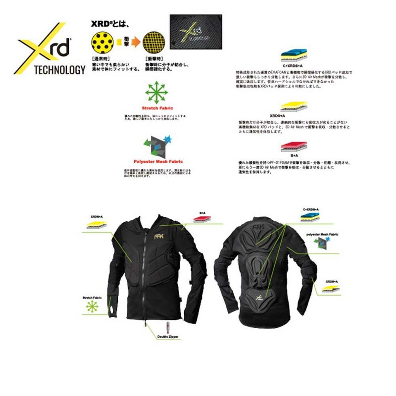 エーアールケイARKスノボースノボスノーボードプロテクターXRDBodyAR11502メンズレディースユニセックス25-26