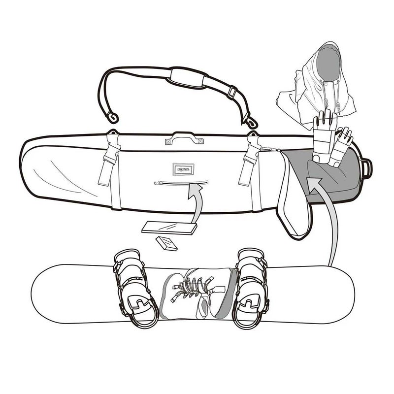 エビスeb'sスノボースノボスノーボードボードケースボードパックBOARDPACK4500343メンズレディースユニセックス25-26