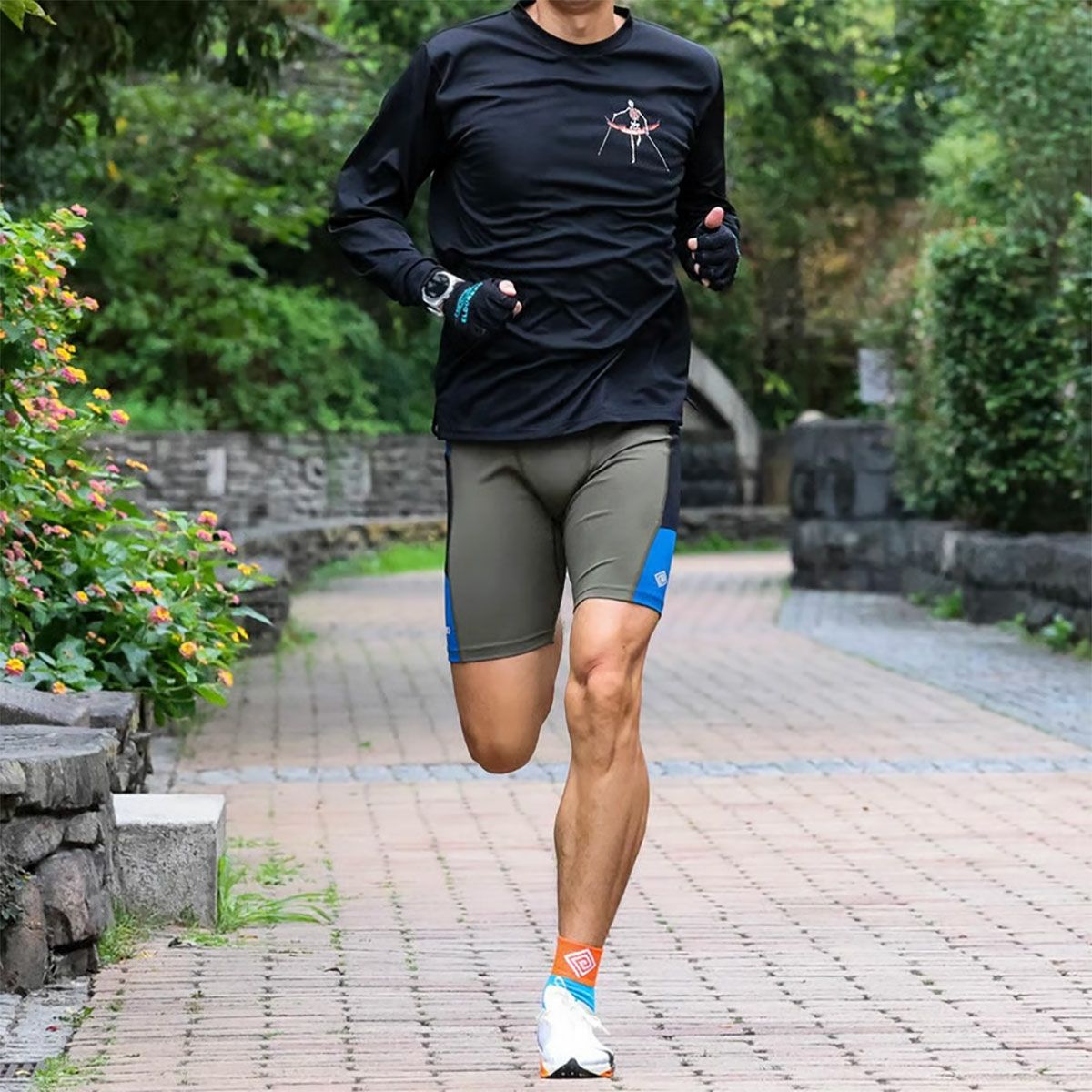 エルドレッソ ELDORESO ランニング ウェア 長袖 Tシャツ ロンT Boneman
