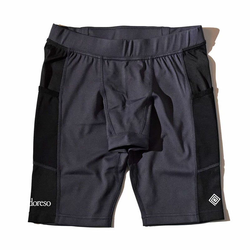 エルドレッソELDORESOランニングウェアボトムスショートハーフパンツ短パンNeoMiddleSpatsE2406125メンズレディースユニセックス25FA秋冬