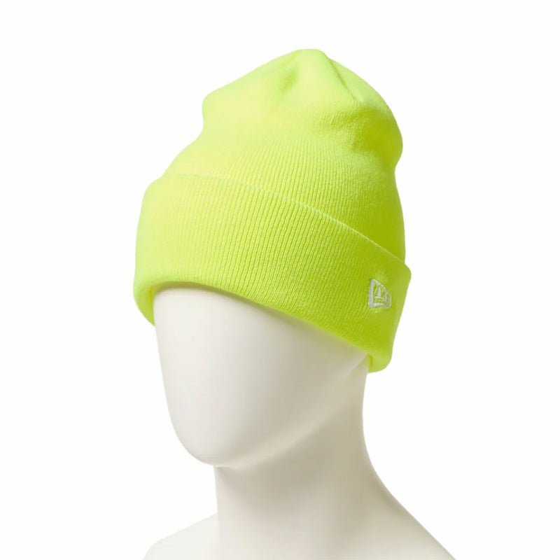 ニューエラNEWERAスノボースノボスノーボード帽子ニット帽ビーニーベーシックカフニットネオンイエローBASICCUFFKNITNYEL14670065メンズレディースユニセックス25-26