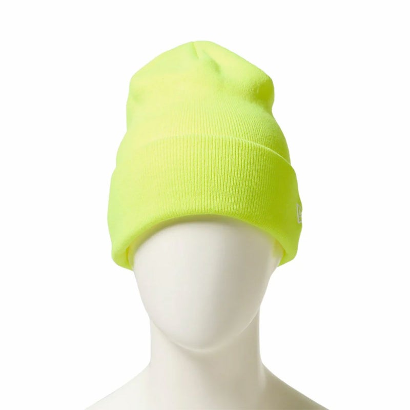 ニューエラNEWERAスノボースノボスノーボード帽子ニット帽ビーニーベーシックカフニットネオンイエローBASICCUFFKNITNYEL14670065メンズレディースユニセックス25-26