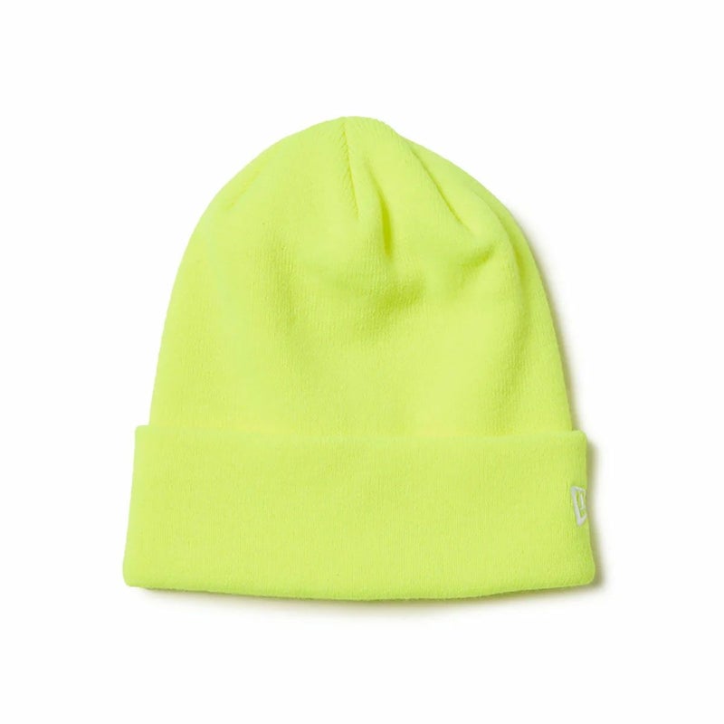 ニューエラNEWERAスノボースノボスノーボード帽子ニット帽ビーニーベーシックカフニットネオンイエローBASICCUFFKNITNYEL14670065メンズレディースユニセックス25-26