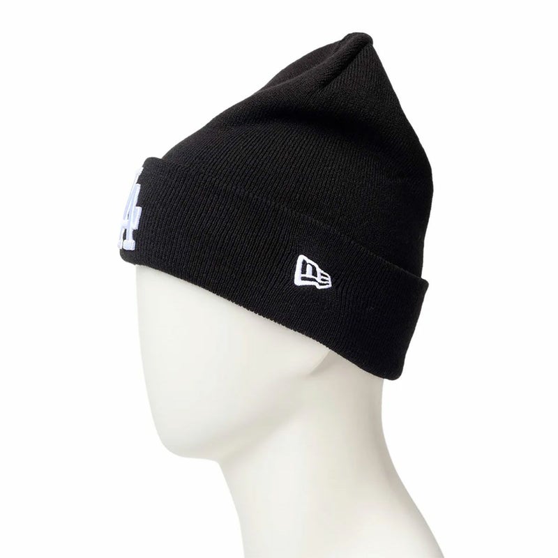 ニューエラNEWERAスノボースノボスノーボード帽子ニット帽ビーニーベーシックカフニットチームロゴロサンゼルスドジャースブラックBASICCUFFKNITMLBTEAMLOGOLOSANGELESDODGERSBLK14670079メンズレディースユニセックス25-26