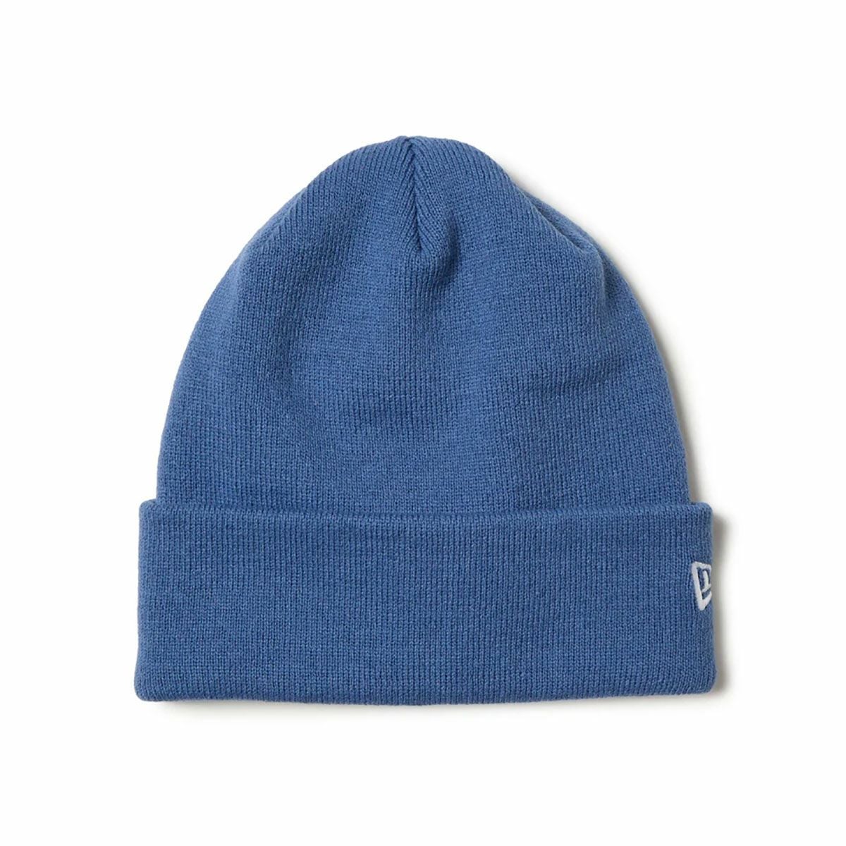 ニューエラNEWERAスノボースノボスノーボード帽子ニット帽ビーニーベーシックカフニットインディゴブルーBASICCUFFKNITIND14670089メンズレディースユニセックス25-26