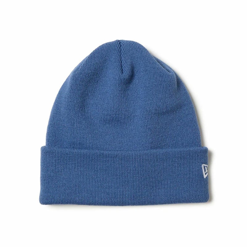 ニューエラNEWERAスノボースノボスノーボード帽子ニット帽ビーニーベーシックカフニットインディゴブルーBASICCUFFKNITIND14670089メンズレディースユニセックス25-26