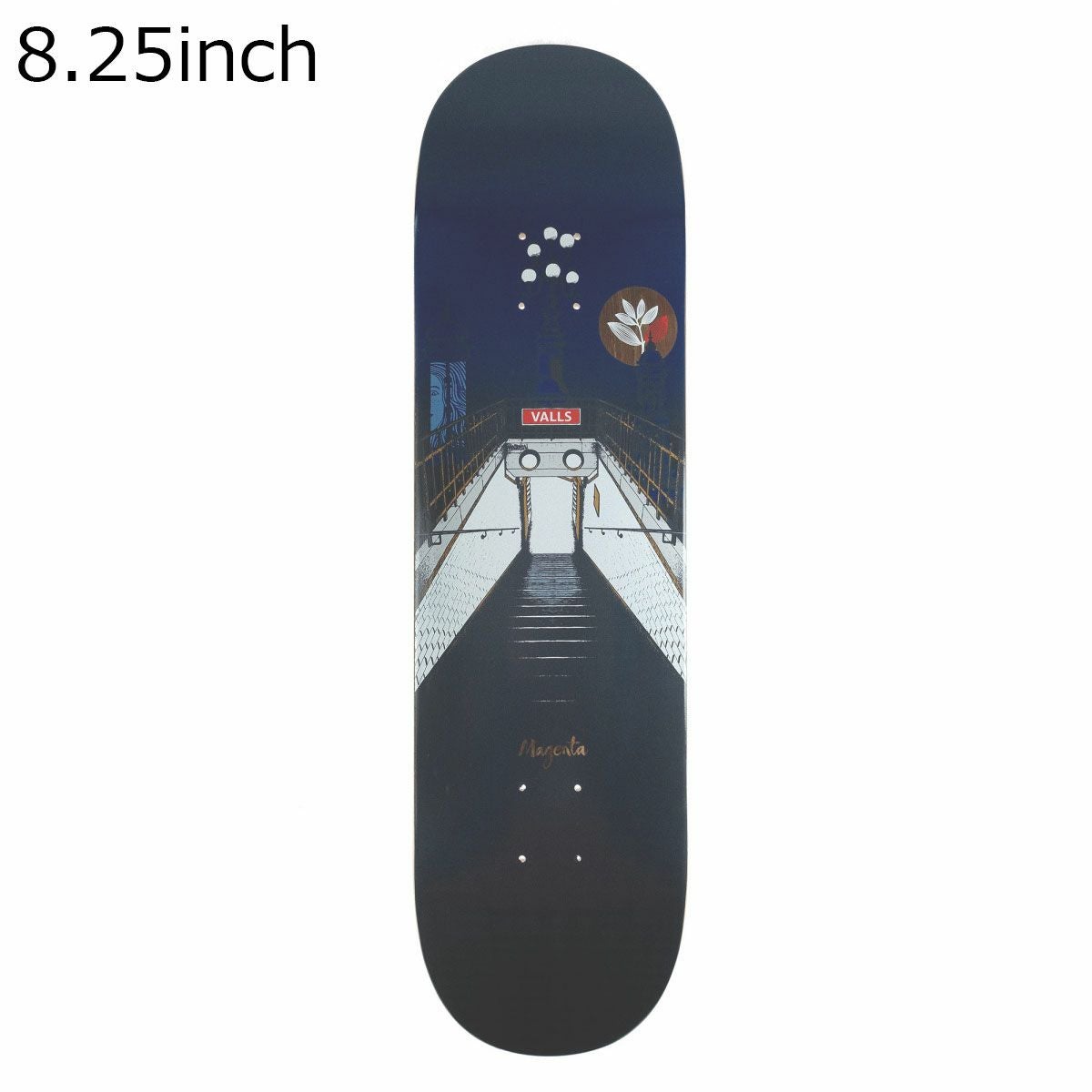 マジェンタMAGENTAスケボースケートボードデッキ板LEOVALLSMETROSERIES8.2517411M060264